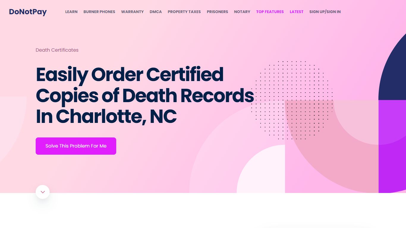 Easily Order Certified Copies of Death Records In Charlotte, NC